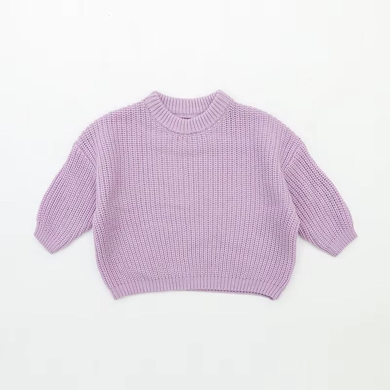 Personalised Hand-Knit Baby Sweater